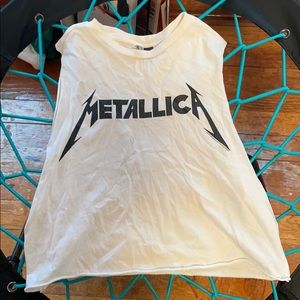 Metallica Cropped Tank
